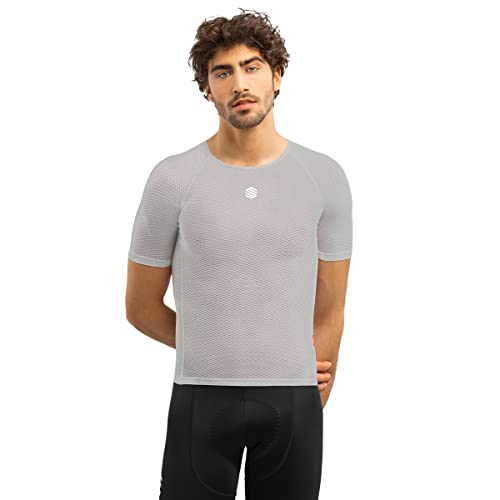 SIROKO - Kurzarm Radsport-Baselayer Brume - L-XL - Grau von SIROKO