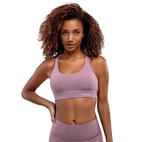 SIROKO Mauve Malva Damen Fitness Balance BH, Malve, X-Large von SIROKO