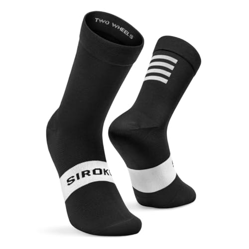 SIROKO - Fahrradsocken S1 Black Kapelmuur - M-L - Schwarz von SIROKO