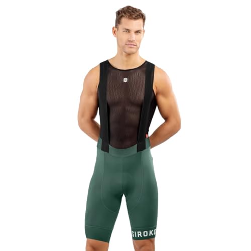 SIROKO - Radsport Trägerhose BX Oberwald - L - Armeegrün/Schwarz von SIROKO