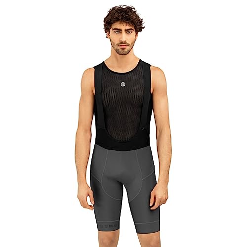 SIROKO - Radsport Trägerhose SRX Pro Maxim - M - Grau/Schwarz von SIROKO