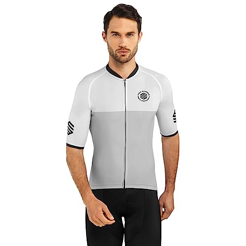 SIROKO - Radsporttrikots M2 Granfondo - XXL - Weiß/Grau von SIROKO