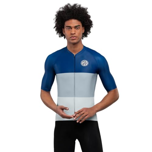 SIROKO - Radsporttrikots M2 Riedberg - XXL - Blau/Grau/Weiß von SIROKO