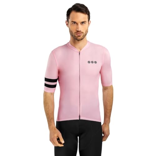 SIROKO - Radsporttrikots M2 Ronda - XXL - Bubblegum Pink/Schwarz von SIROKO