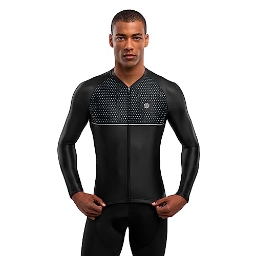 SIROKO - Radtrikot Langarm M2 Climber - XL - Schwarz/Weiß von SIROKO