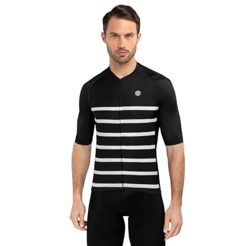 SIROKO - Radtrikot M2 Moors - L - Schwarz/Weiß von SIROKO