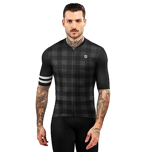 SIROKO - Radtrikot M3 Dark Hill - S - Schwarz/Grau von SIROKO