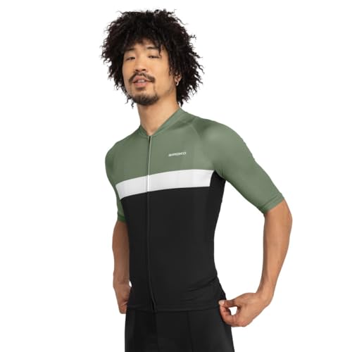 SIROKO - Sommer-Radtrikot M3 Grand Master - XS - Schwarz/Olivgrün von SIROKO