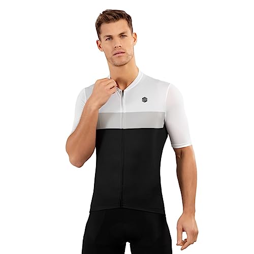 SIROKO - Radtrikot M3 Podium - XL - Schwarz/Weiß von SIROKO