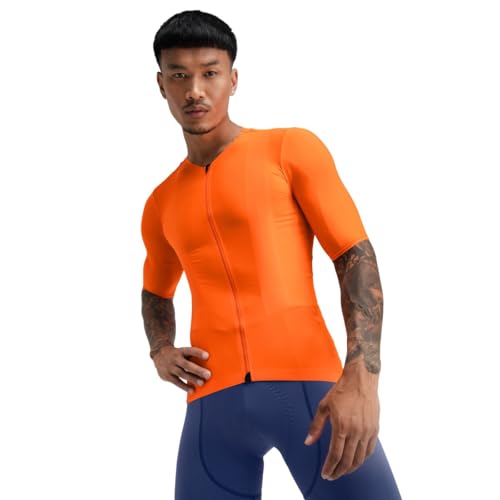 SIROKO - Radtrikot SRX Altea - XS - Leuchtendes Orange von SIROKO