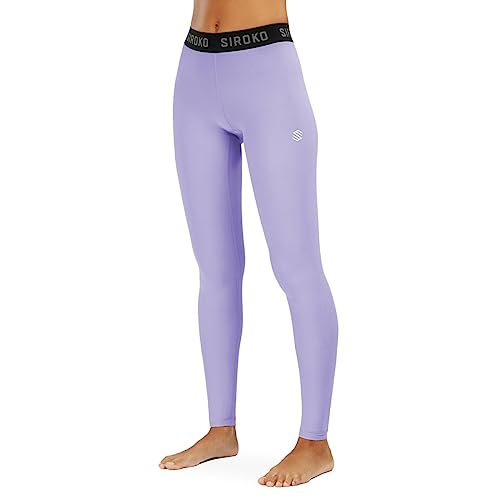 SIROKO - Siroko Boreal Damen Thermo-Leggings, Lavendelfarben, XL von SIROKO