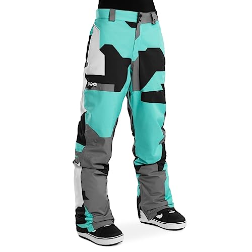 SIROKO - Ski- und Snowboardhosen für Damen Sleet-W - M - Türkis/Grau von SIROKO