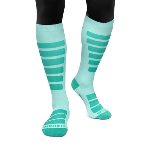 SIROKO - Ski- und Snowboardsocken AORAKI Turquoise - XL-XXL - Türkis/Grün meliert SIROKO - Ski- und Snowboardsocken AORAKI Turquoise - XL-XXL - Türkis/Grün meliert von SIROKO