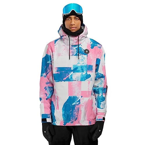 SIROKO - Skijacke W1 Holi - M - Bubblegum Pink/Electric Blue von SIROKO