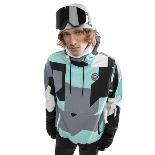 SIROKO - Snowboardjacke W1 Ushuaia - XS - Türkis/Grau von SIROKO