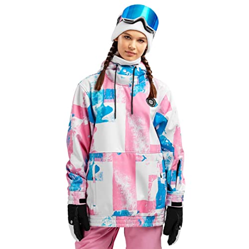 SIROKO - Skijacke für Damen W1-W Holi - M - Bubblegum Pink/Electric Blue von SIROKO