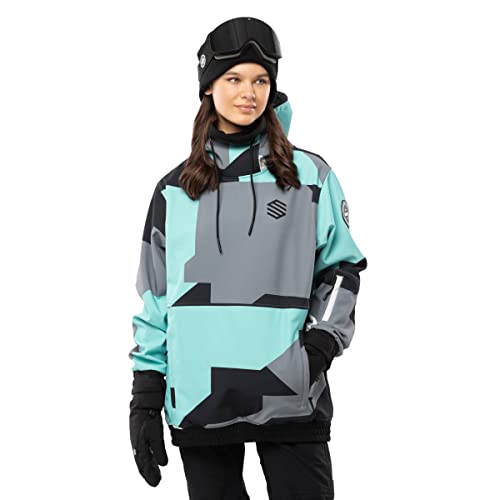 SIROKO - Skijacke für Damen W1-W Ushuaia - XL - Türkis/Grau von SIROKO