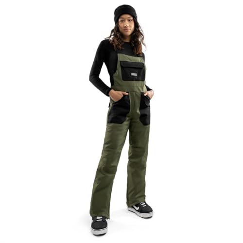 SIROKO Snowboard-Latzhose für Damen Ski und Schnee, grün, 42 SIROKO Snowboard-Latzhose für Damen Ski und Schnee, grün, 42 von SIROKO