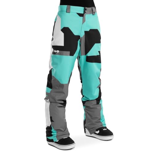 SIROKO - Snowboardhosen für Damen P1-W Sleet - XS - Türkis/Grau von SIROKO