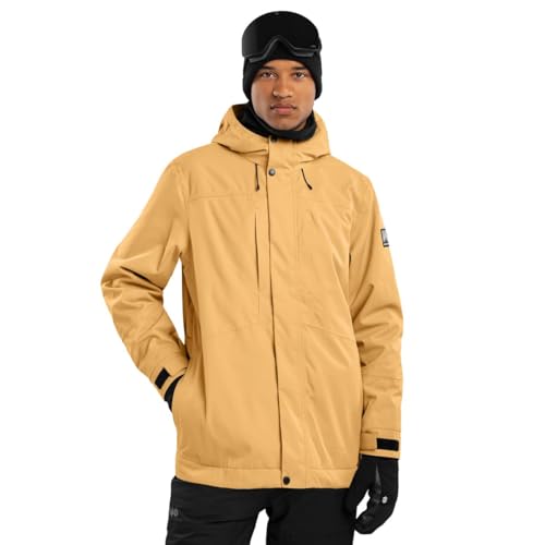 SIROKO - Snowboardjacke mit Isolierung W4 Graupel - XL - Beige von SIROKO