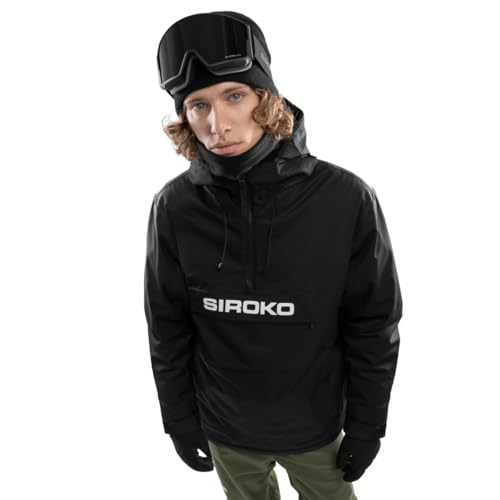 SIROKO - Snowboardjacke mit Isolierung W6 Bruson - M - Schwarz von SIROKO