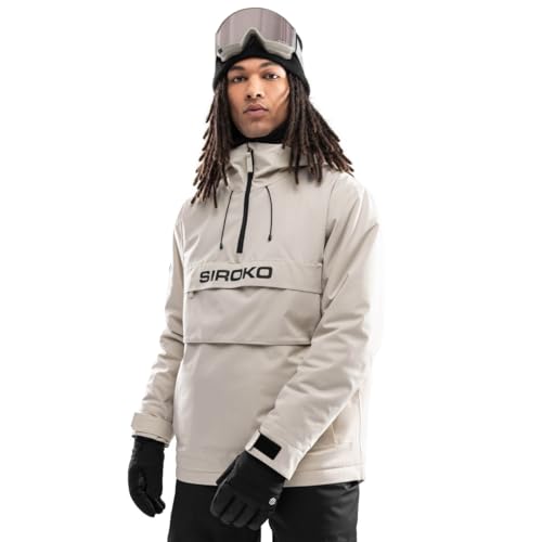 SIROKO - Snowboardjacke mit Isolierung W6 Eriz - L - Beige von SIROKO