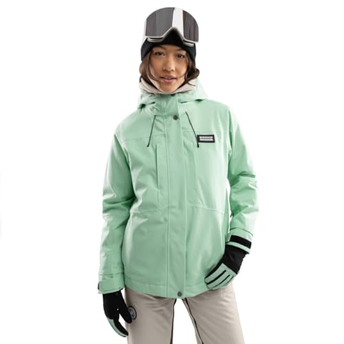 SIROKO - Snowboardjacke mit Isolierung für Damen W4-W Couloir - S - Grün von SIROKO