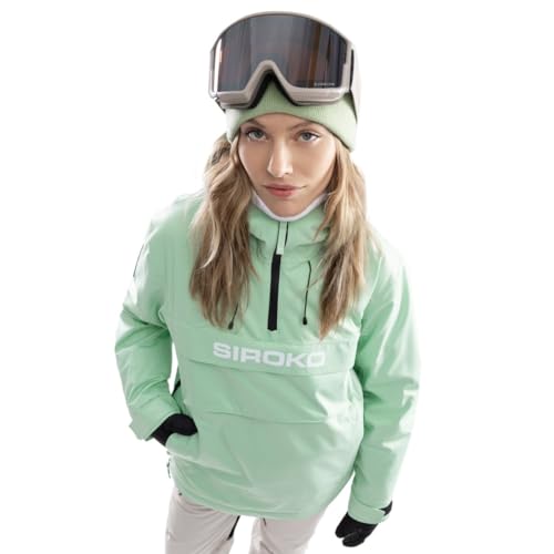 SIROKO - Snowboardjacke mit Isolierung für Damen W6-W Elm - XL - Grün von SIROKO