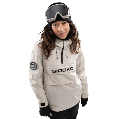 SIROKO - Snowboardjacke mit Isolierung für Damen W6-W Eriz - L - Beige von SIROKO