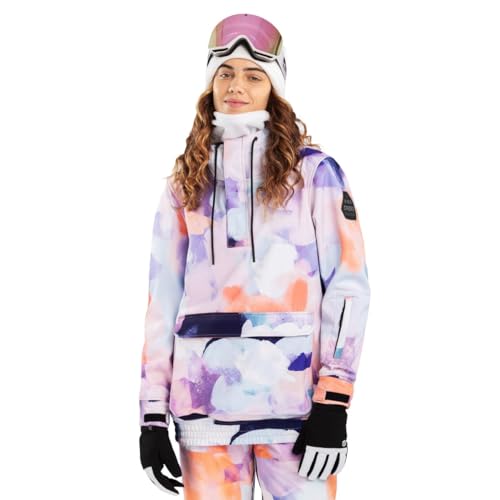 SIROKO - Snowboardjacke mit Kängurutasche für Damen W3-W Halo - L - Mehrfarbig von SIROKO