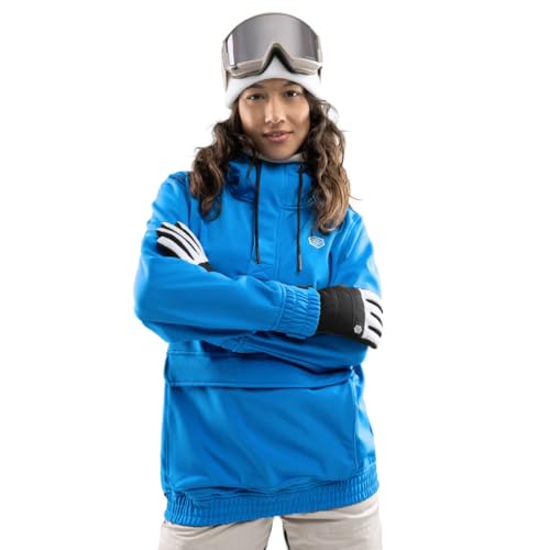 SIROKO - Snowboardjacke mit Kängurutasche für Damen W3-W Ollie - S - Blau von SIROKO