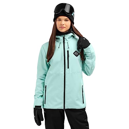 SIROKO - Softshell Jacke für Schnee für Damen W2-W Senja - S - Türkis von SIROKO