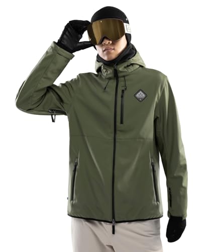 SIROKO - Softshell Skijacke W2 Army - L - Grün von SIROKO