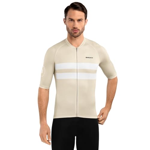 SIROKO - Sommer-Radtrikot M3 Swift - XL - Beige/Weiß von SIROKO