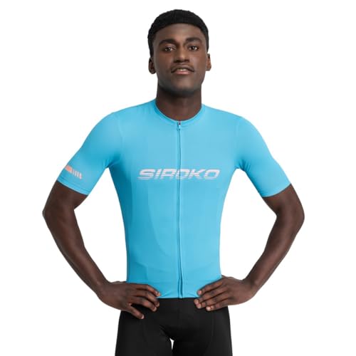 SIROKO - Sommer-Radtrikot M8 Environs - XL - Blau von SIROKO