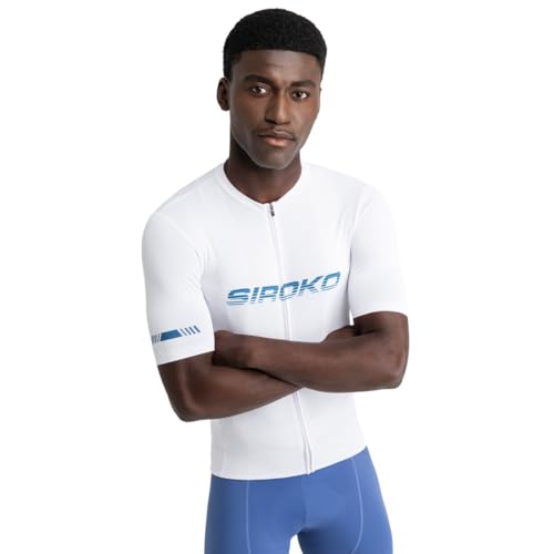 SIROKO - Sommer-Radtrikot M8 Inertia - M - Weiß von SIROKO