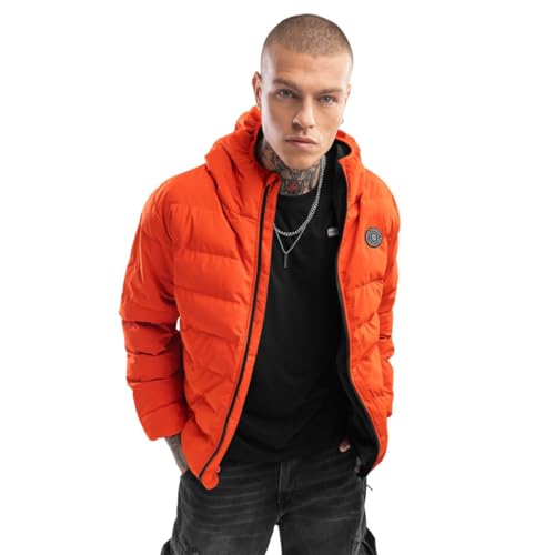SIROKO - Steppjacke Fire - M - Leuchtendes Orange/Schwarz von SIROKO