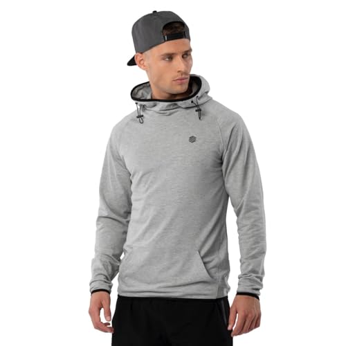 SIROKO Sweatshirt mit Kapuze, Training, Fitness, Challenger, Perlgrau, Perlgrau, Large SIROKO Sweatshirt mit Kapuze, Training, Fitness, Challenger, Perlgrau, Perlgrau, Large von SIROKO
