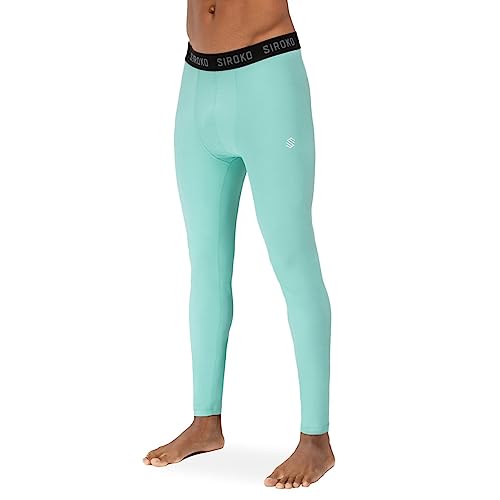 SIROKO Thermo-Leggings für Herren, türkis, L von SIROKO