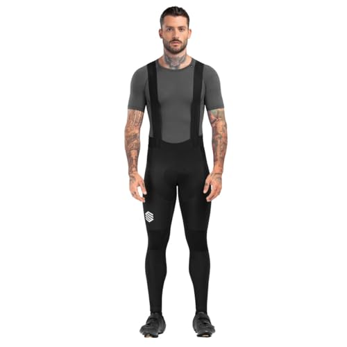 SIROKO - Lange Fahrradträgerhosen BX Envalira - XL - Schwarz von SIROKO