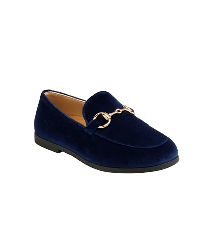 Jungen Samt Horsebit Loafer Slipper Schuhe Hochzeit Abschlussball Party Formelle Schuhe, Größe 33 von SIRRI
