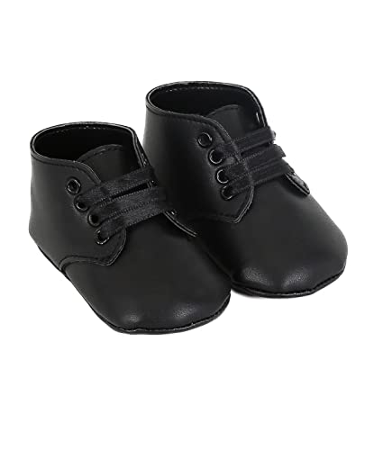 Pre-Walker Schuhe für Babys, Jungen oder Mädchen, leichte Unisex Schuhe in Schwarz, Größe 17 von SIRRI