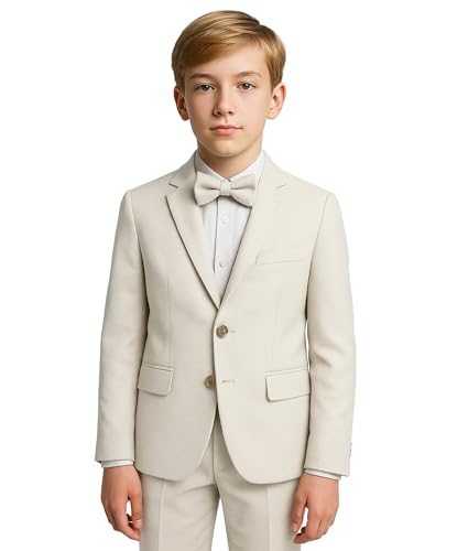 7-teiliges selbstgemustertes Anzugset für Jungen – Slim Fit Outfit für Hochzeiten und besondere Anlässe, Alter 3 Jahre von SIRRI