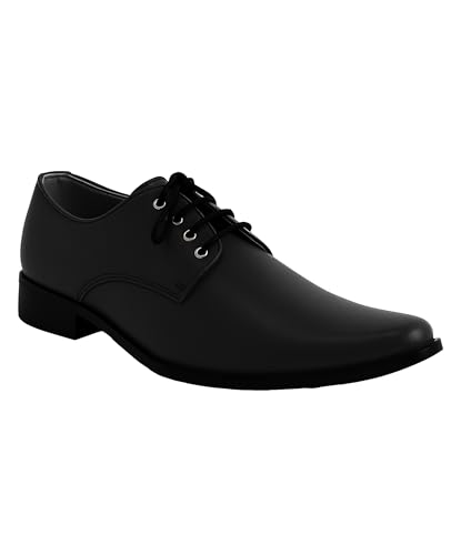 Derby-Schuhe aus mattem Leder für Jungen in Schwarz – Perfekt für Hochzeiten und besondere Anlässe Größe 33 von SIRRI