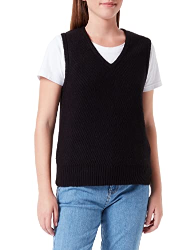 SIRUP COPENHAGEN Damen Sirup Copenhagen Black Elegant Waistcoat Down Vest, Schwarz, XXL EU von SIRUP COPENHAGEN