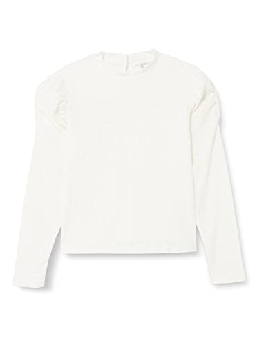 SIRUP COPENHAGEN Women's Chalk Pointelle Puffsleeve Pullover Sweater, medium von SIRUP COPENHAGEN