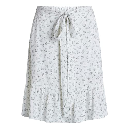 SIRUP COPENHAGEN Women's Ecovero Viscose Skirt Shorts, Chalk AOP, M von SIRUP COPENHAGEN