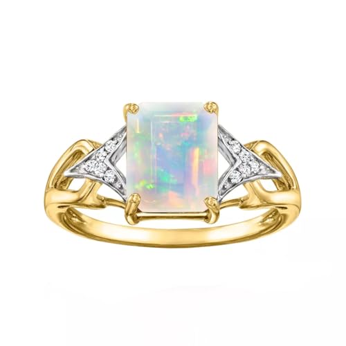 SISGEM Silber Weiß Protein Damen Ring Vergoldet Quadratisch Weiß Protein und Diamant Ring Für Damen Handwerk Vintage Schmuck Braut Verlobung Versprechen Geschenk von SISGEM