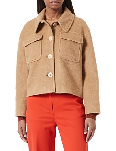 Sisley Damen 2N7WLN01D Jacket, Camel 7K3, 42 von SISLEY