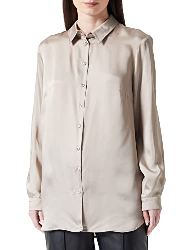 Sisley Damen 52adlq03m Shirt, Beige 18j, M EU von SISLEY